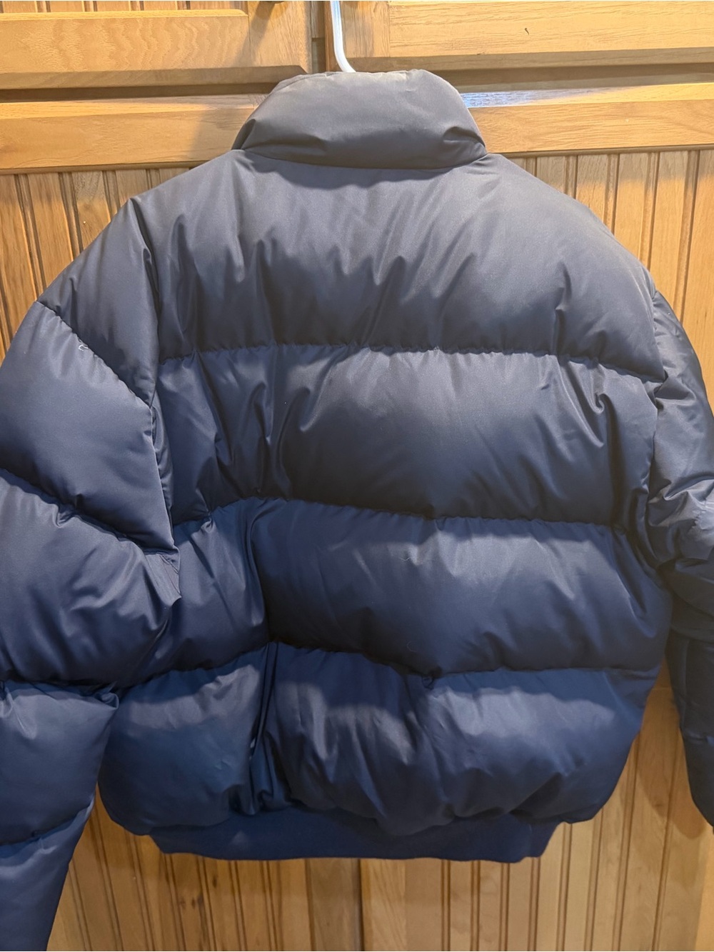 Ralph Lauren Navy and Khaki Down Jacket with Polo Label - Picture 7 of 9